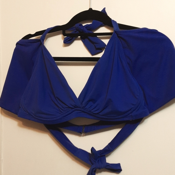 Athleta Swim Athleta Bra Cup Wrap Halter Bikini Top Poshmark